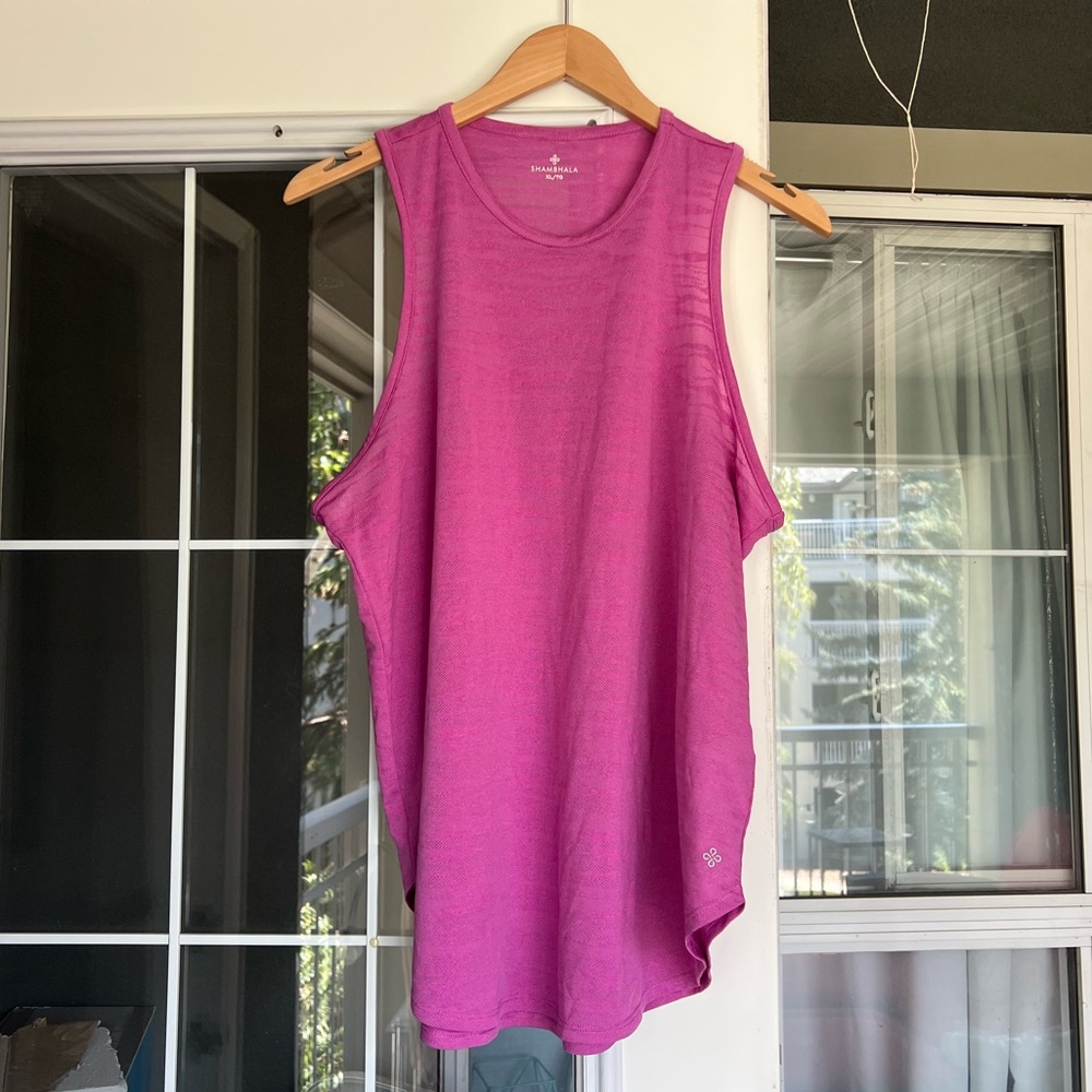 XL Sleeveless Pink Tank
